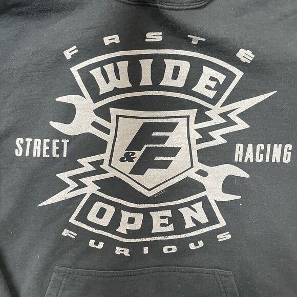 Universal Studios Fast & Furious Movie Hoodie Pullover Mens Large Sweatshirt - Picture 2 of 7